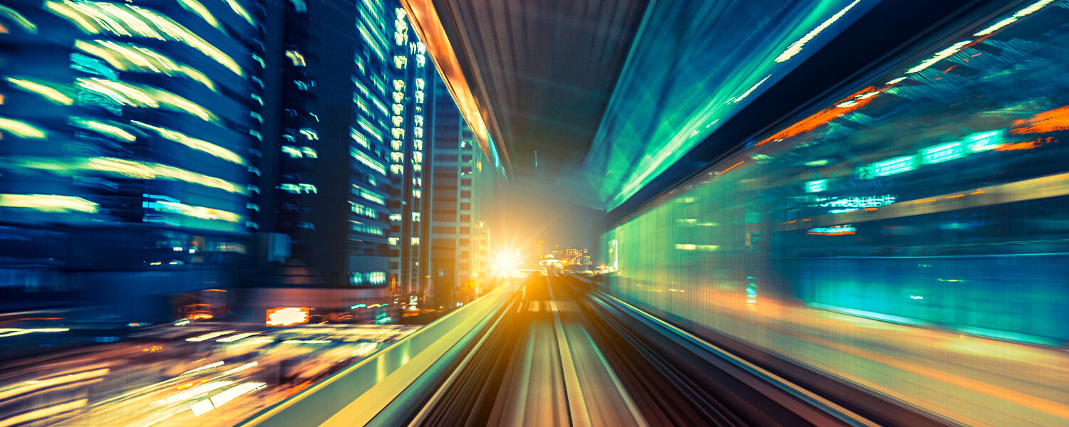 image of street with lights